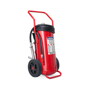 Extintor de Polvo de Alta Calidad EMME ANTINCENDIO de 50 Kg con Cilindro de Aluminio y Ruedas, Fabricado en Italia IV B C-UNI EN - Product Image 1