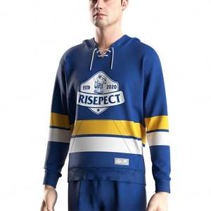 Fournisseur de maillots de hockey personnalisés pour hommes, style streetwear, pour l'entraînement de sublimation et le patinage artistique, modèle Maple Leafs, avec option sweat à capuche - Product Image 5