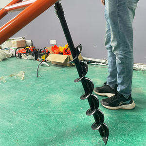 Barrena Manual de 52CC con una sola rueda para tierra, excavadora de Gas con orificio, suministro de fábrica - Product Image 6