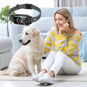 Novo Paw & Bone Forma Bark Collar 7 Níveis de Sensibilidade <span class=keywords><strong>Beep</strong></span> Vibração Recarregável Dog <span class=keywords><strong>Training</strong></span> Bark Collar - Product Image 2