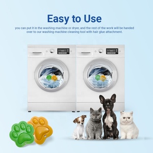 Nouvelle conception de laveuse de poils d'animaux réutilisable pour machine à laver, pour poils de chien et peluches - Product Image 4