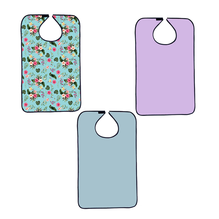 Famicheer BSCI, оптовая продажа, Слюнявчики для взрослых, моющиеся, на заказ