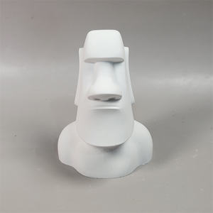 Moules de coulée en résine faits à la main pour bricolage ornements décoratifs Ins Style Silicone Moai statue moules W0549 - Product Image 3