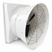 Ventilateur de ventilation EC de 55 pouces avec pales en nylon pour élevage porcin, poulailler, atelier industriel