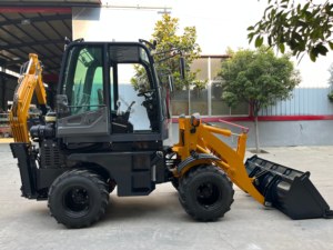 Minicargadora Retroexcavadora Hidráulica Diesel Archer de Venta Caliente <span class=keywords><strong>con</strong></span> Bomba Hidráulica, <span class=keywords><strong>Pala</strong></span> Delantera y <span class=keywords><strong>Excavadora</strong></span> Trasera, Tracción 4x4 - Product Image 4