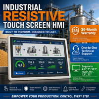 Mochuan Mc-h156e Panel de Control HMI de 15.6'' con Ethernet, Modbus, PLC, Automatización, Interfaz Hombre-Máquina, Pantalla Táctil