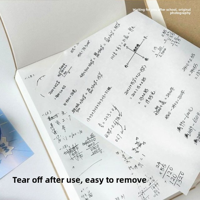 Blank Draft Paper Thickened Student Notebook Small Square Portable Gift Notepad Sticky Notes