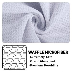 Custom <b>Microfiber</b> <b>Towel</b> Waffle Sublimation Printed Golf <b>Towels</b> With Magnetic Clip - Product Image 3