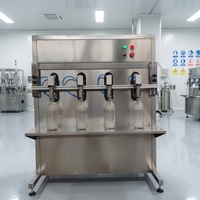 Machine de remplissage volumétrique à piston stable, conception de dosage haute précision, adaptabilité multi-viscosité pour le remplissage de liquides, pâtes et huiles