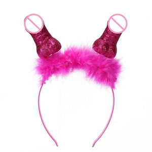 Décorations de fête de Bachelorette de Noël Bandeau de pénis Autres jeux pour adultes Accessoires en plastique Fournitures de fête de célibataire Fête de poule - Product Image 3
