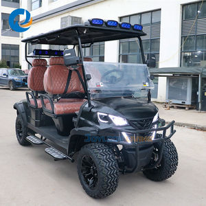 Vente en gros d'usine Buggy électrique 4 places 48v Batterie au plomb-acide/lithium Véhicule utilitaire de club Chariot de golf de chasse - Product Image 5