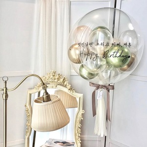 Ballon BOBO extra large de 36 pouces, ouverture large pour placer des poupées, des roses et des boîtes cadeaux à l'intérieur - Product Image 5