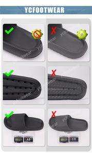 가벼운 여름 프린트 <span class=keywords><strong>EVA</strong></span> 오픈토 플랫폼 두꺼운 밑창 미끄럼 방지 통기성 키높이 실내 슬리퍼 - Product Image 2