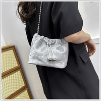 Nieuwe elegante schoudertas voor dames, hoogwaardige kettingtas met grote capaciteit, enkele schoudertas, crossbodytas, mini-slingbag