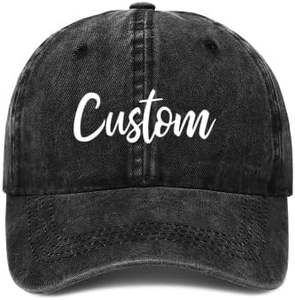 Gorra de béisbol personalizada de poliéster reciclado Diseña tus propios sombreros Sombreros personalizados Logotipo Gorra de béisbol personalizada Negro - Product Image 6