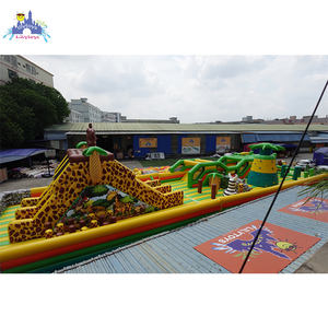Juegos al aire libre <span class=keywords><strong>el</strong></span> parque de atracciones Big Bounce Playground Fun City Jumping Castle - Product Image 1