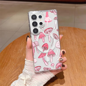 Caldo-vendita per Samsung S25 custodia magnetica per telefono S23 Anti-goccia <span class=keywords><strong>Cover</strong></span> protettiva S24 Plus rosa fungo <span class=keywords><strong>S22</strong></span> <span class=keywords><strong>trasparente</strong></span> - Product Image 4