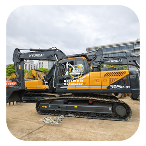 Excavadora de cadenas usada de 30 toneladas HYUNDAI 305LC-9T, fabricada en Corea, con motor original. Excavadora HYUNDAI 305 330 300 380 para minería pesada. - Product Image 1