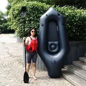 キッズカヤックパドル5ピーススーパーライト0.75kg調整可能大人アルミ合金シャフトPPプラスチックブレード子供サイズカヌーパドル - Product Image 3