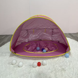 Tente de plage pour bébé, tente pare-soleil pop-up imperméable pour enfants, tente de <span class=keywords><strong>camping</strong></span> en plein air pour enfants, tente de plage pare-soleil - Product Image 2
