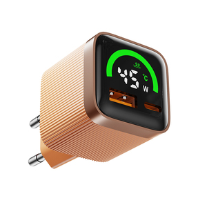 Chargeur USB-C 45W avec écran TFT transparent, charge rapide, reconnaissance intelligente, mode d'entretien intégré, prise pliable compacte à 180° - Product Image 1