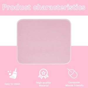 Tapis de souris de jeu personnalisé avec impression de logo, tapis de bureau, tissu micro-tissé, bords cousus pour le bureau et la maison - Product Image 3