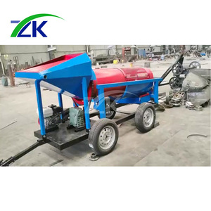 Zk Vàng khai thác 10 tấn Vàng rửa trommel với ướt <span class=keywords><strong>sluice</strong></span> hộp - Product Image 3