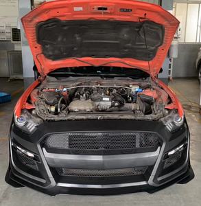 Kit de mise à niveau réfléchissant pour ford <span class=keywords><strong>mustang</strong></span> 2015 — 2017, pare-chocs avant de bonne qualité, style GT500, livraison gratuite - Product Image 6