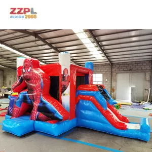 बिक्री के लिए स्पाइडरमैन Inflatable उछाल घर हैलो किट्टी बच्चा कूद सफेद वर्षावन बड़े एक कारों के साथ गेंद गड्ढे पार्टी