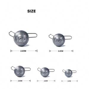 Plomo para pesca, plomo, plomo, Cheburashka, Sinker, 2-12G por Ud. - Product Image 6