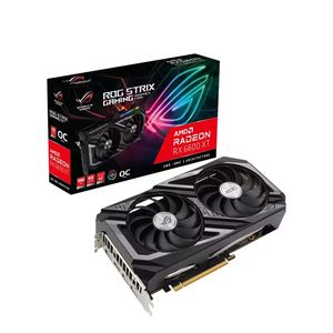 Pour Dual Radeon RX <span class=keywords><strong>6600</strong></span> <span class=keywords><strong>XT</strong></span> OC Edition ROG STRIX <span class=keywords><strong>GAMING</strong></span> 8 Go GDDR6 128 bits 7 nm, compatible avec les processeurs AMD et Intel pour ordinateurs de bureau - Product Image 3