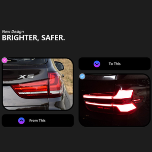 Luces Traseras LED para X5 F15 2014-2018, 12V 6000K 36W 6000 Lúmenes, Luz de Freno con Señal de Giro Diurna, Nueva Actualización/Modificación - Product Image 2