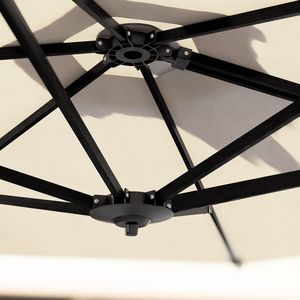 <span class=keywords><strong>2</strong></span>.5m treo tường Patio ô tường ngoài trời có thể thu vào dù che ô 8.2ft cánh tay miễn phí với cực điều chỉnh và gió <span class=keywords><strong>airvent</strong></span> - Product Image 5