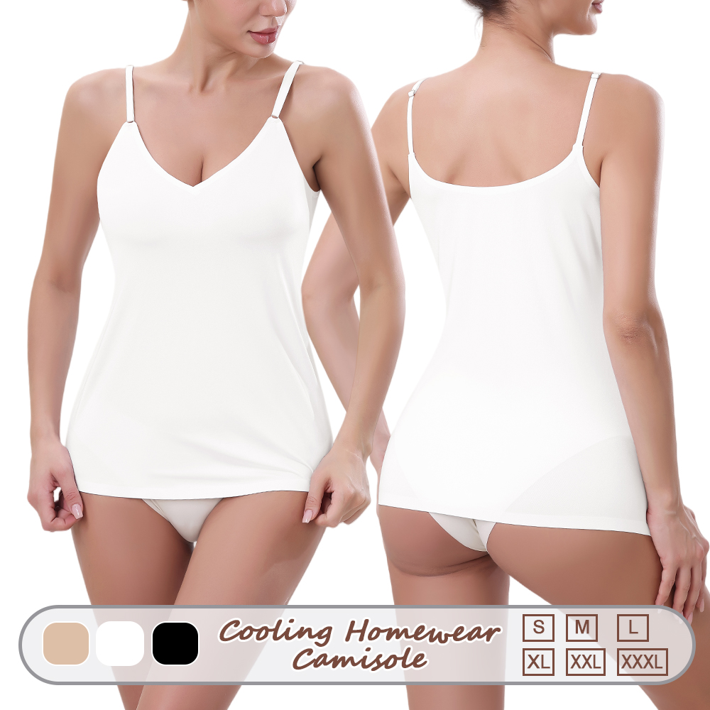 S01 Women's Cooling V Neck Scoop Neck Convertible Homwear Camisole