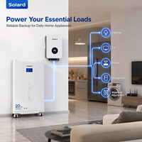 Batterie LiFePO4 Lithium-Ion Empilable 20 kWh, Fiabilité Énergétique, Prix Usine, Stockage d'Énergie Domestique, Meilleure Vente, Garantie 10 Ans