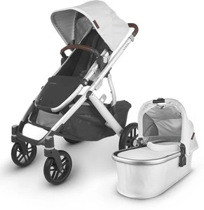 รถเข็นเด็ก UPPAbaby รุ่น VISTA ปี 2017 สีเทาอ่อน + ขาว - Product Image 1