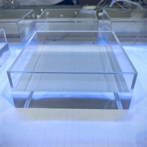 Jingruite 50MM dikte heldere acryl blok voor op maat gemaakte aquariumwanden |   Hoog slagvast gegoten PMMA plaat - Product Image 6