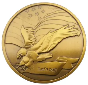September 11 attacks coins token 911 Let's ROLL PENTAGON Metal Challenge Coin