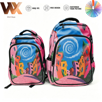 Sac à dos de voyage personnalisé pour homme, style décontracté unisexe, en polyester, pour homme, femme, parent, enfant, 2 tailles disponibles