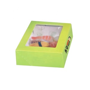 Tùy Chỉnh Dùng Một Lần Sushi & Mì Takeaway Hộp Với Cửa Sổ Cán Bóng Có Thể Gập Lại Giấy Bao Bì - Product Image 2