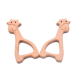 Multi Forme <span class=keywords><strong>Amazon</strong></span> Offre Spéciale En Bois de Hêtre naturel <span class=keywords><strong>Dentition</strong></span> Animal Bébé <span class=keywords><strong>anneau</strong></span> de <span class=keywords><strong>dentition</strong></span> en bois - Product Image 3