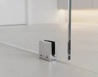 Pince de fixation en acier inoxydable sur mesure pour balustrades en verre, pour escaliers, balcons, villas et hôtels, résistante à la rouille et à l'eau, design moderne