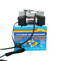 Efficient 180W 12V DC Dual Cylinder ABS Material Tire Inflator for SUVs