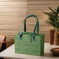 Boîte cadeau de luxe personnalisée en kraft avec doublure en éponge, revêtement UV, fermeture magnétique, ruban - Pour anniversaires/mariages, petits cadeaux - Disponible en rose