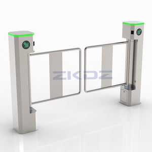 Tourniquet d'accès en acier inoxydable de 1500 mm de large, IP65, barrière pivotante à deux sens pour entrée/sortie, tourniquets de supermarché - Product Image 1