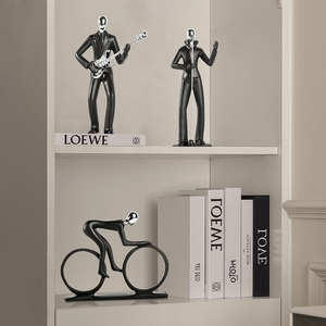 Ornements de figurines sportives en résine minimalistes modernes, sculpture humaine abstraite, décoration pour la maison, le salon, le bureau - Product Image 3