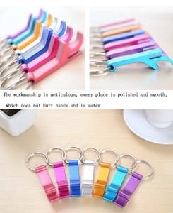 Décapsuleur porte-clés promotionnel simple gravé, décapsuleur porte-clés pas cher, décapsuleur en aluminium personnalisé varié - Product Image 3