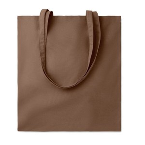 Bolsa de Compras de Algodón Cottonel, 180g, Color Tierra, Reciclable, Asa Larga, para Negocios, Compras, Impresión Serigráfica - Product Image 1