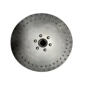225 Ventilation aluminum Impeller Backward Curved Centrifugal fan blower customize fan wheel factory direct sale