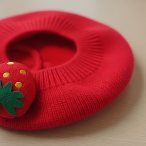Nouveau béret pour bébé, chapeau doux et respirant pour la protection de la fontanelle du nouveau-né, chapeau de peintre pour enfants de style européen et américain - Product Image 6